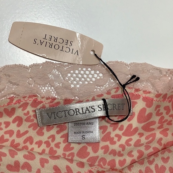 Victoria’s Secret hearts and lace trim slip dress size Small NWT - Picture 7 of 12